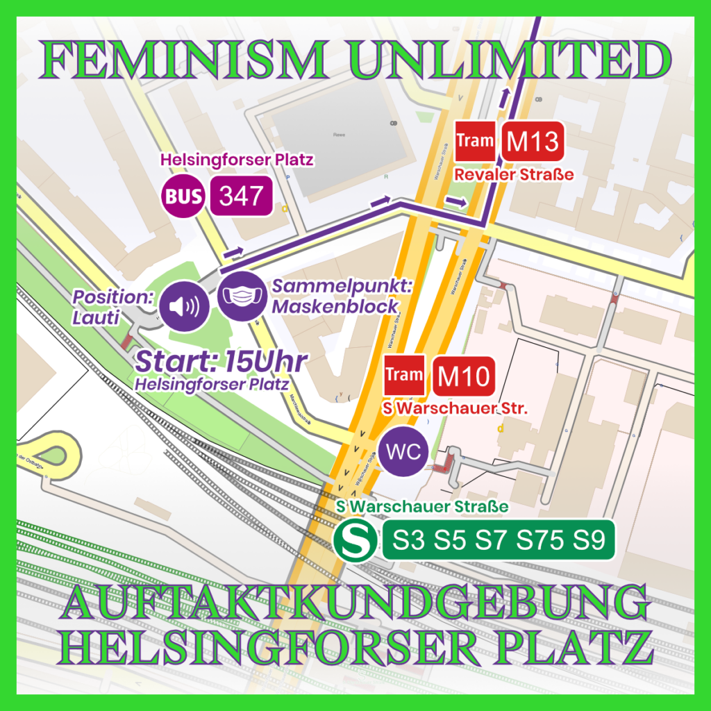 Auftaktkundgebung Helsingforser Platz